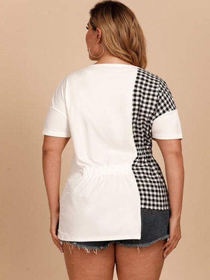 Back view of product with easy, flowy drape
