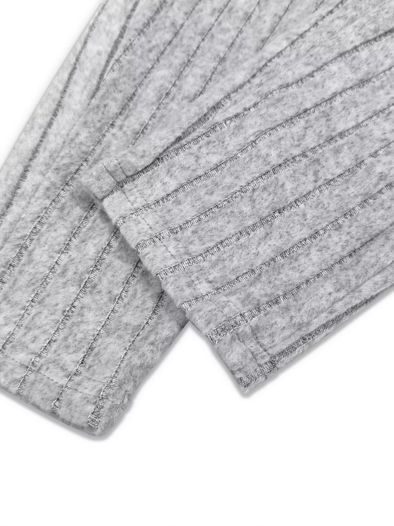 Plus Size Ribbed Knit Long Sleeve Split Dress & Leggings Set - Rochelle's House LLC