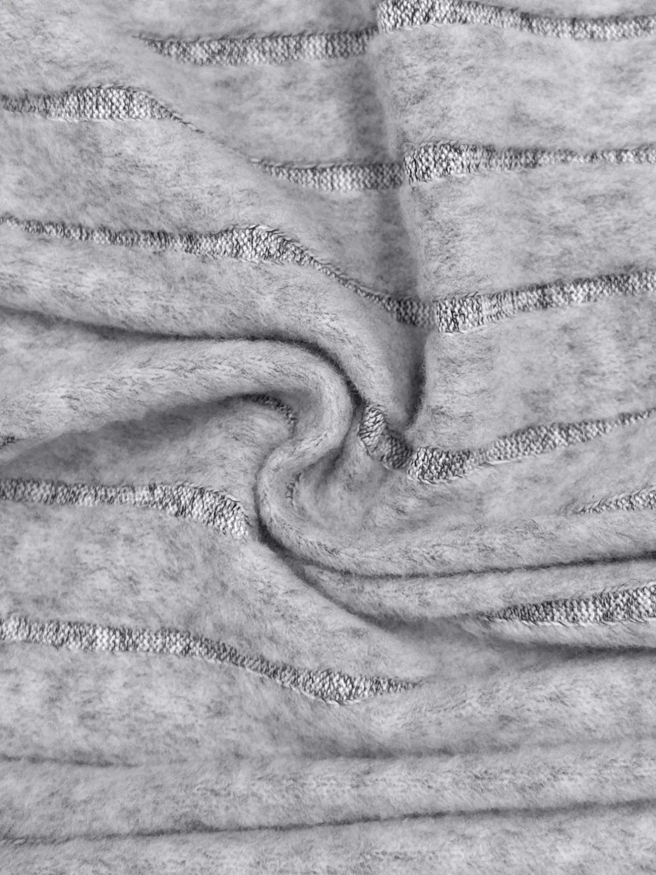 Plus Size Ribbed Knit Long Sleeve Split Dress & Leggings Set - Rochelle's House LLC