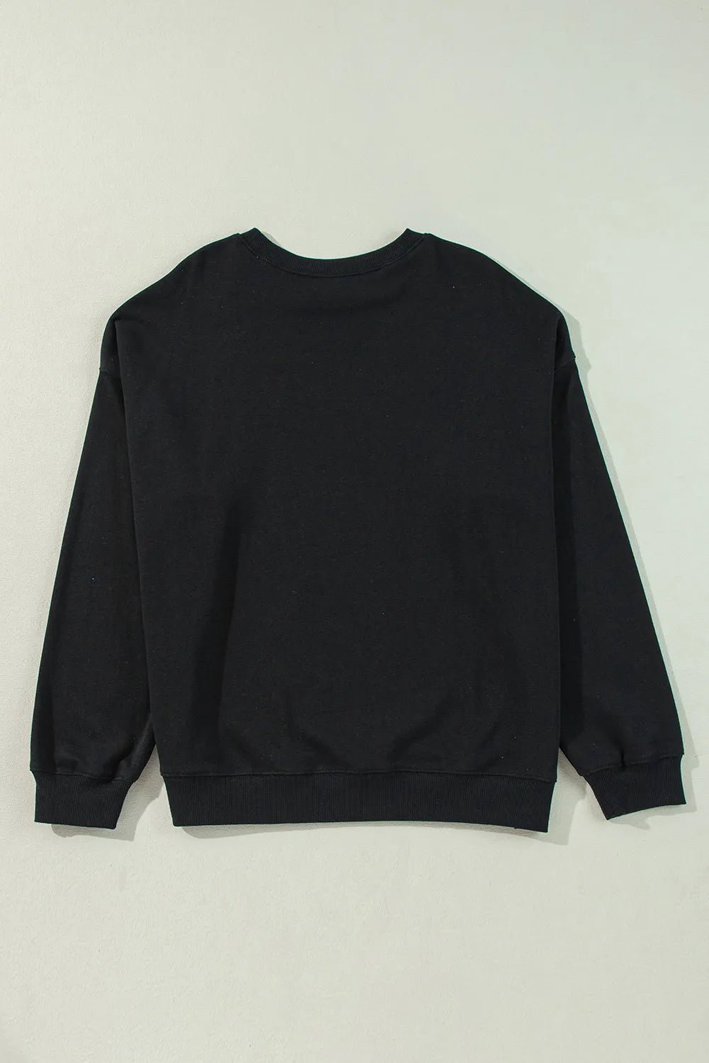 Plus Size Round Neck Long Sleeve Sweatshirt - Rochelle's House LLC