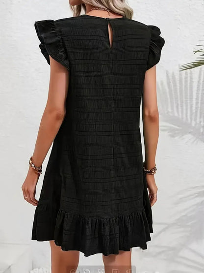 Back view of product with easy, flowy drape