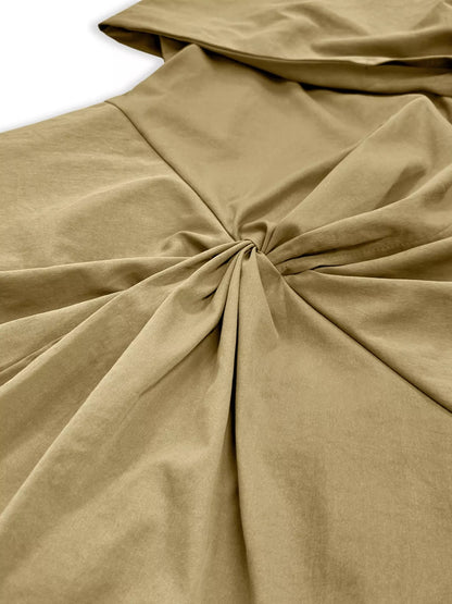 Plus Size Twist Front Split Midi Dress - Rochelle's House LLC