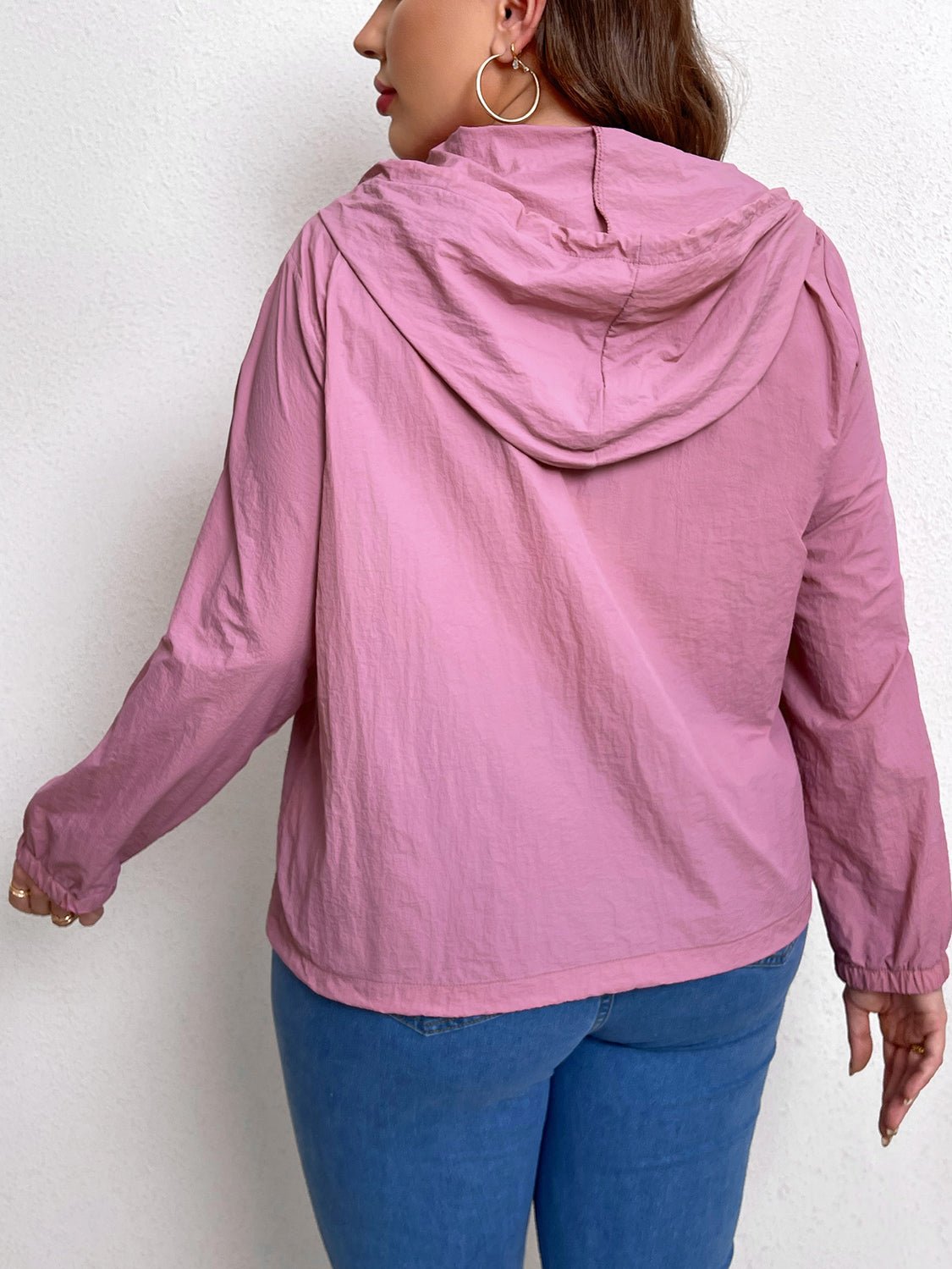 Back view of product with easy, flowy drape