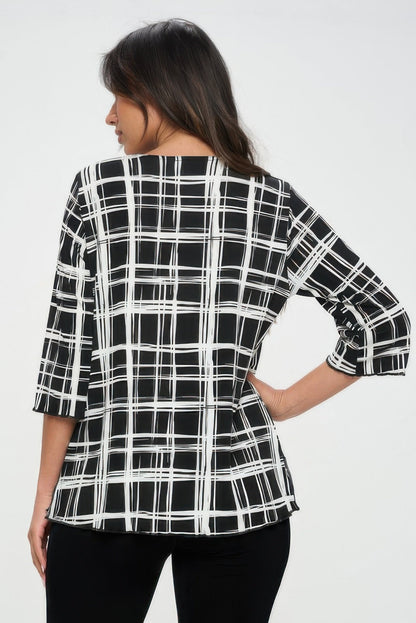 Plus Sizes Bns Print Missy Top - Rochelle's House LLC