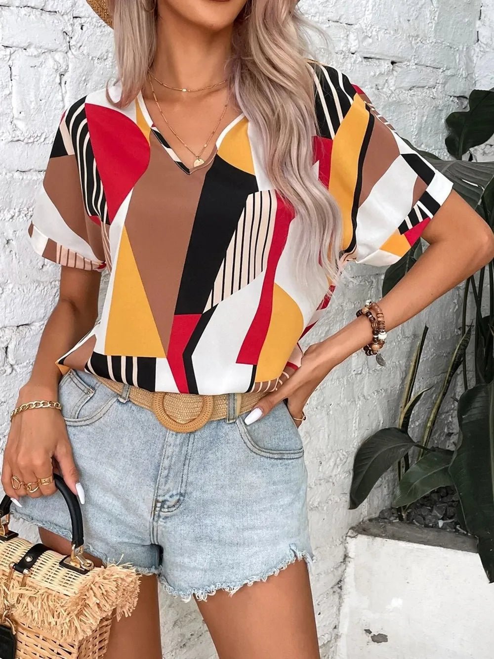 Side view of product highlighting flattering shape and movement