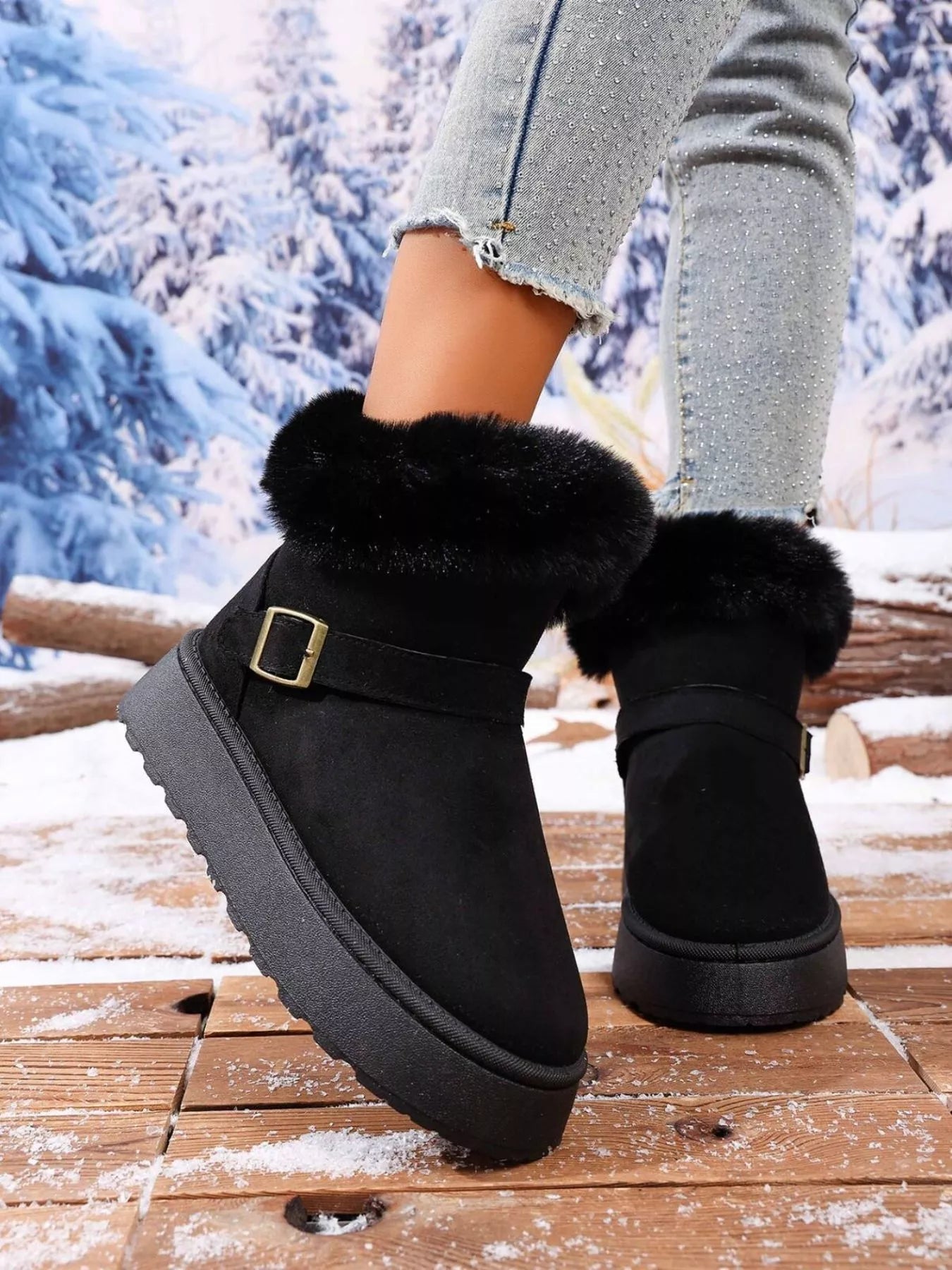 Lifestyle image of product styled for a chic daytime look