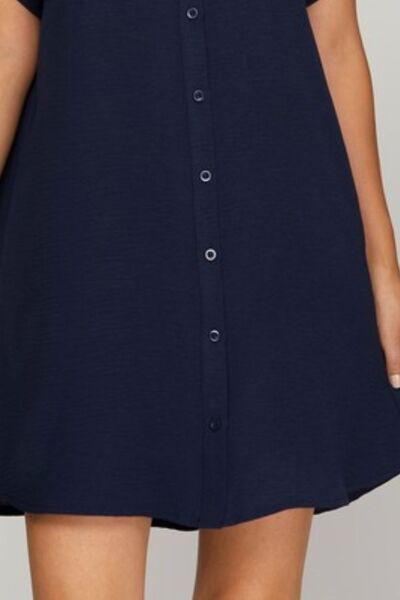 Back view of product with easy, flowy drape