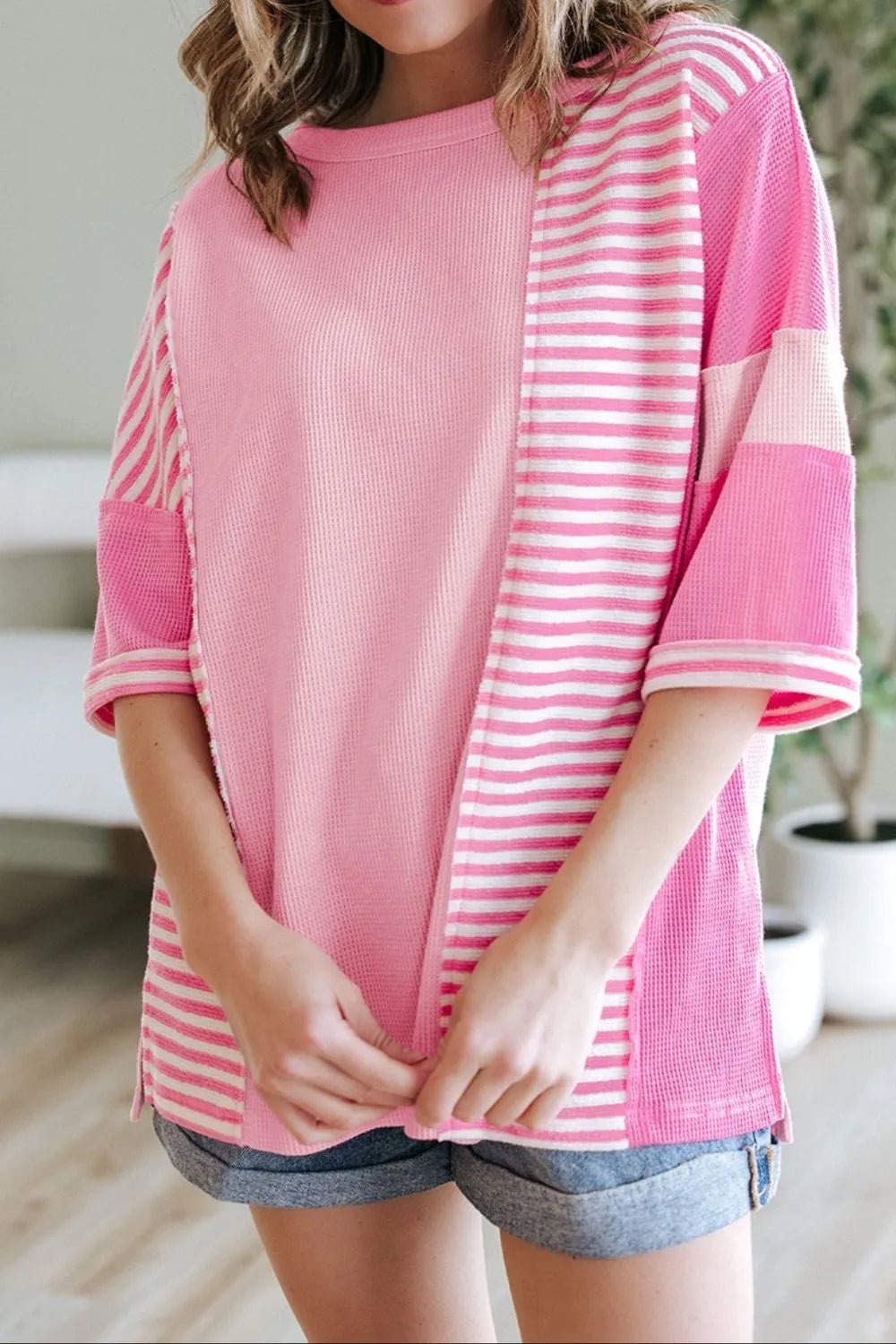 Lifestyle image of product styled for a chic daytime look