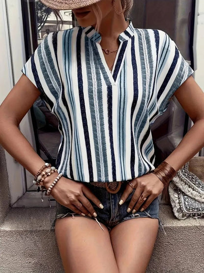 Back view of product with easy, flowy drape