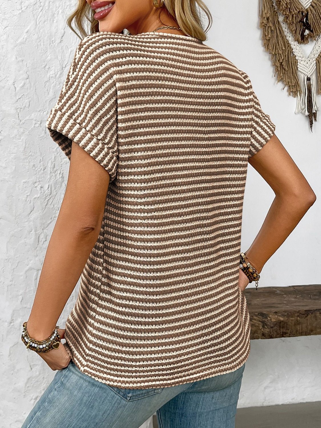 Lifestyle image of product styled for a chic daytime look