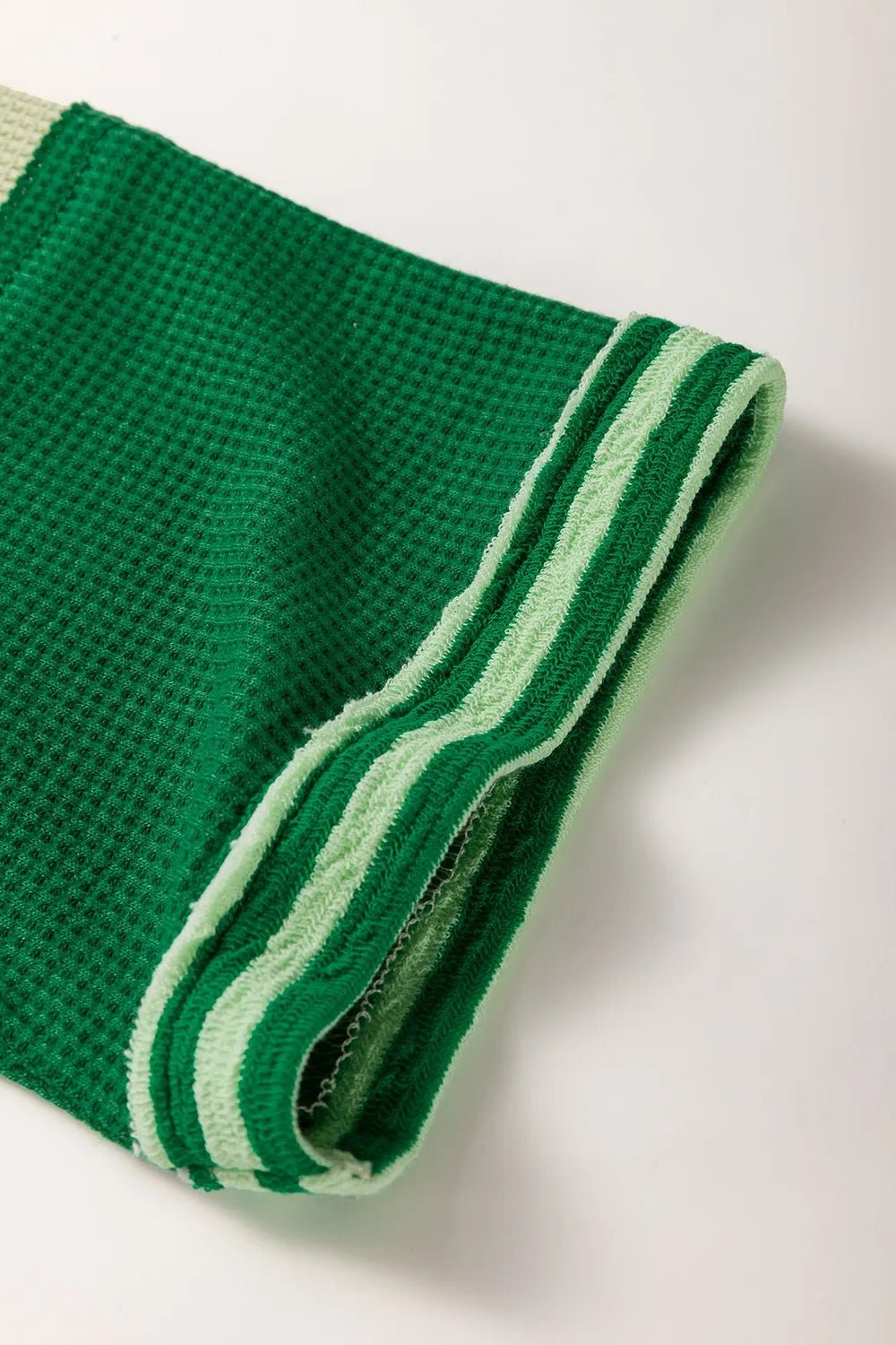 Striped Textured Half Sleeve T-Shirt - Rochelle's House LLC