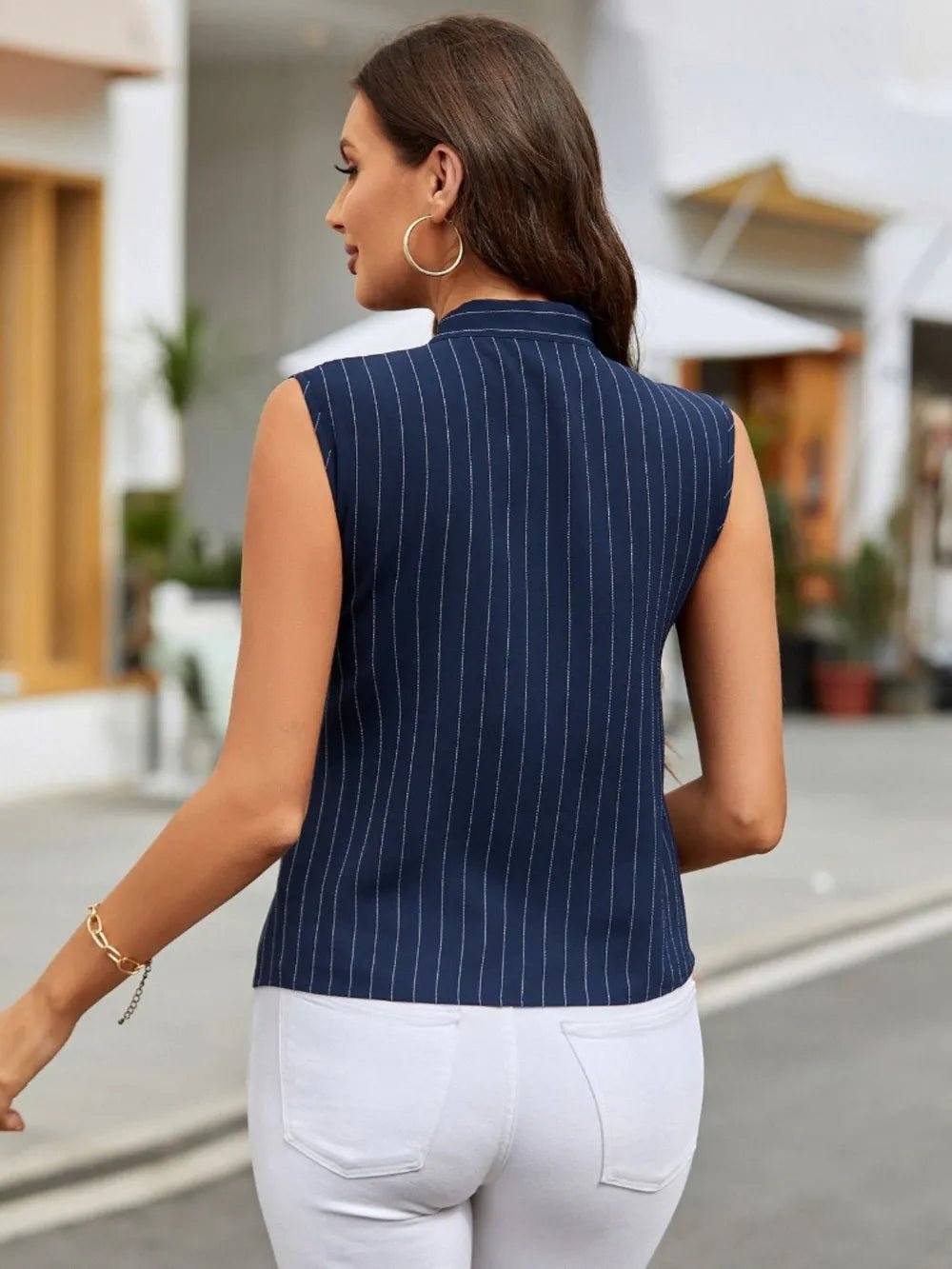 Lifestyle image of product styled for a chic daytime look