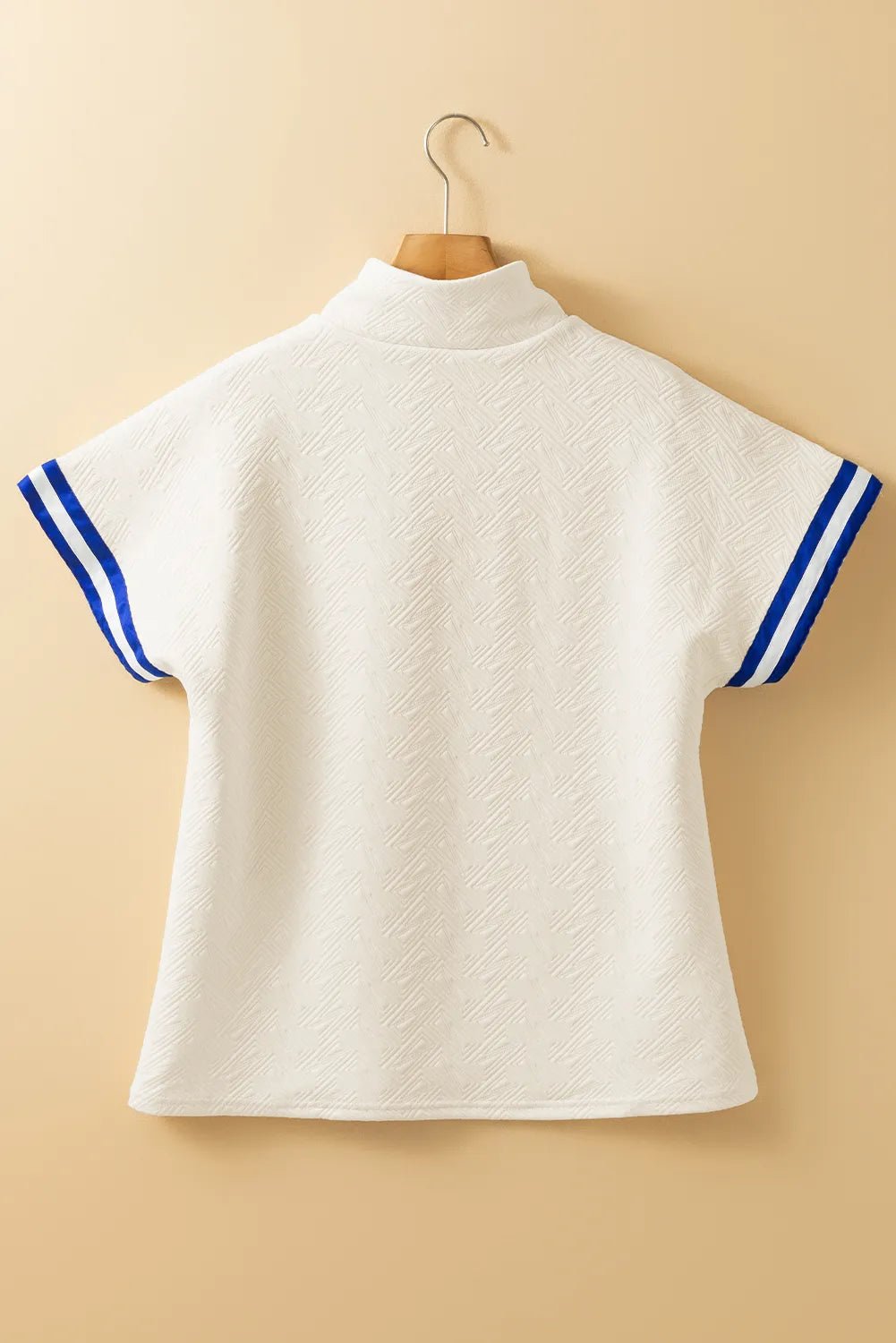 Close-up of product showing fabric texture and finish