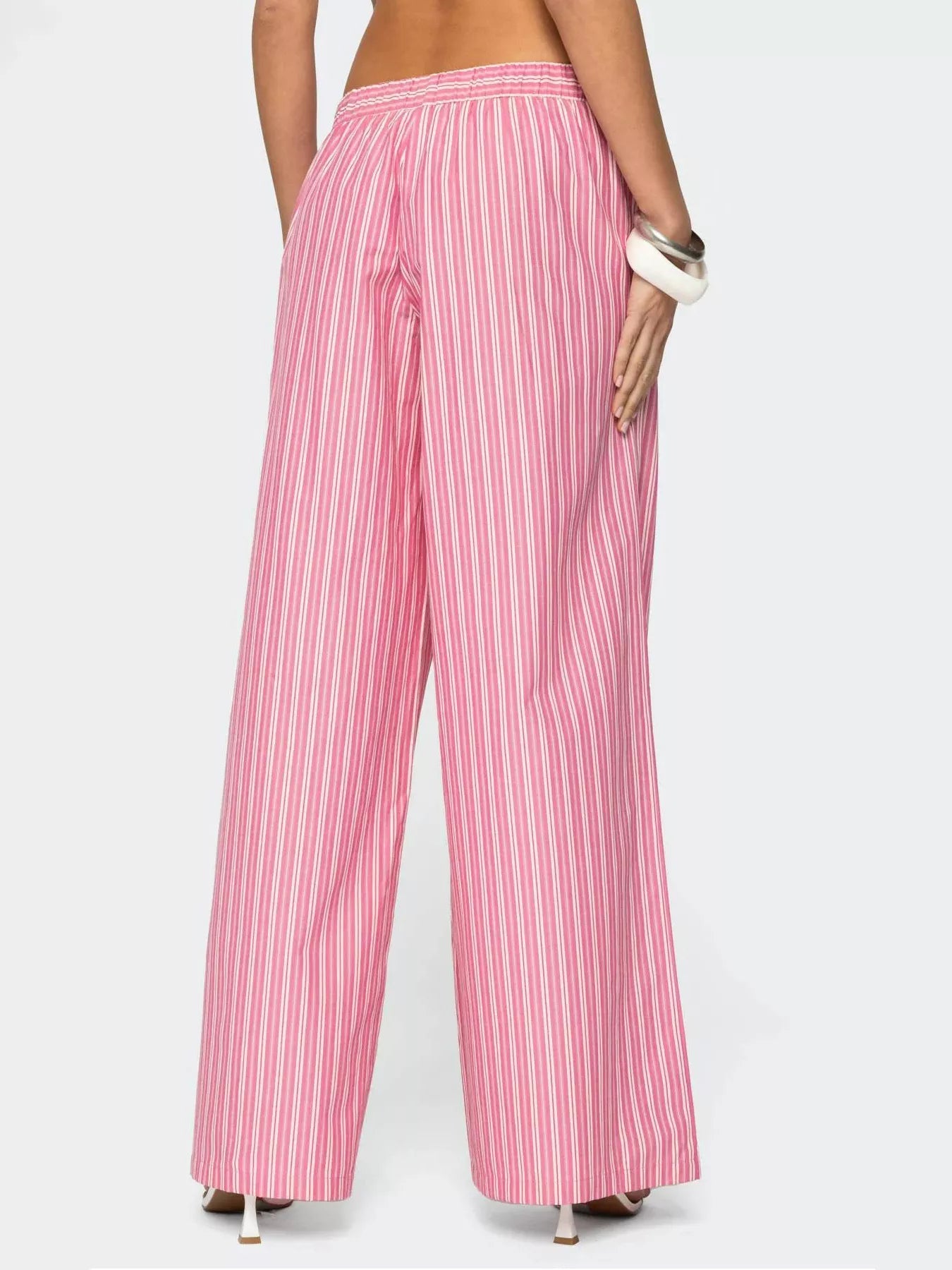 Striped Wide Leg Pants - Rochelle's House LLC