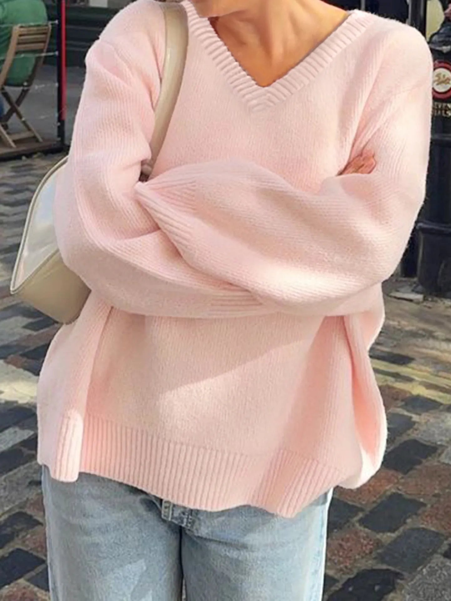 Lifestyle image of product styled for a chic daytime look