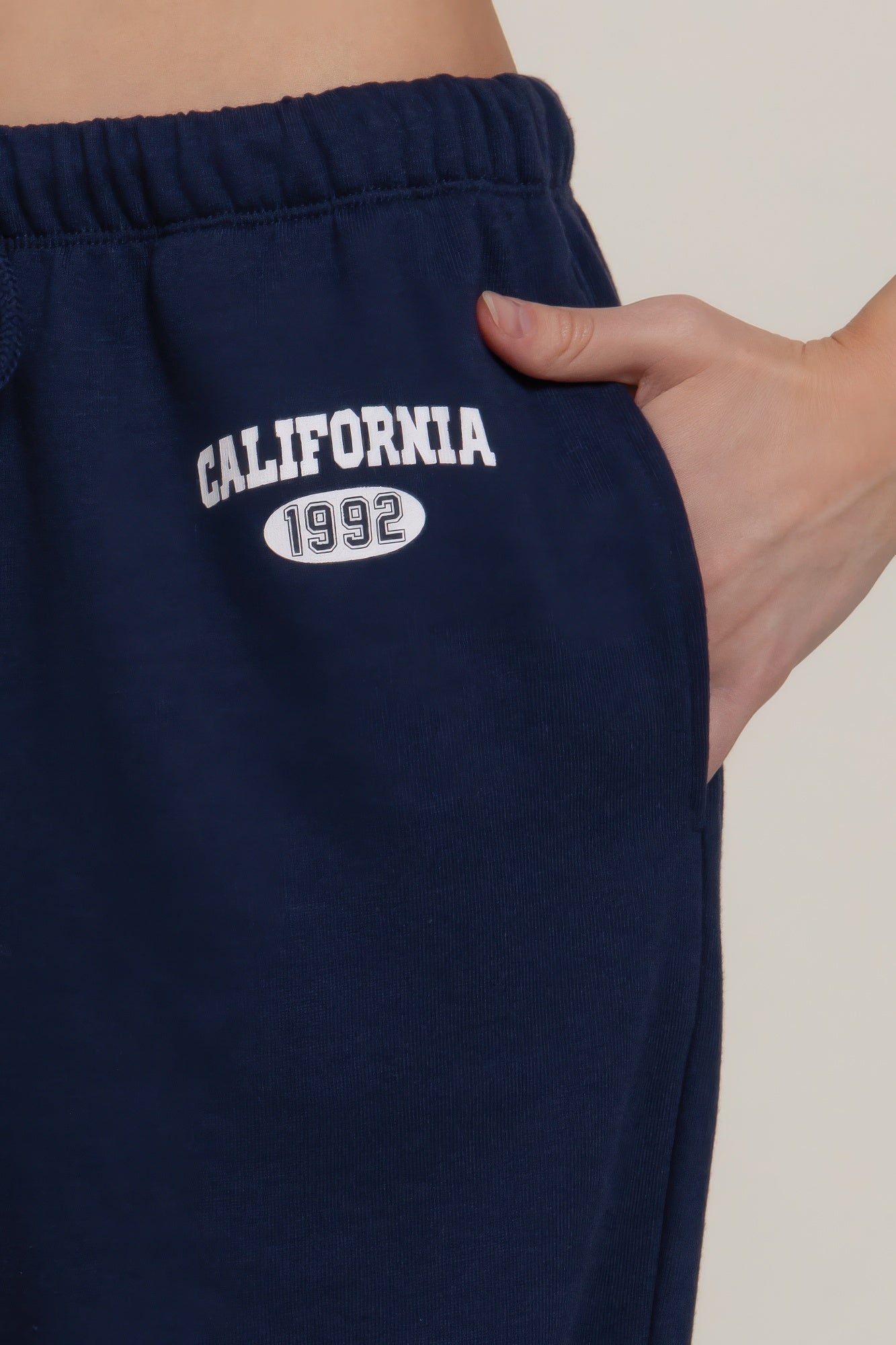 Side view of product highlighting flattering shape and movement