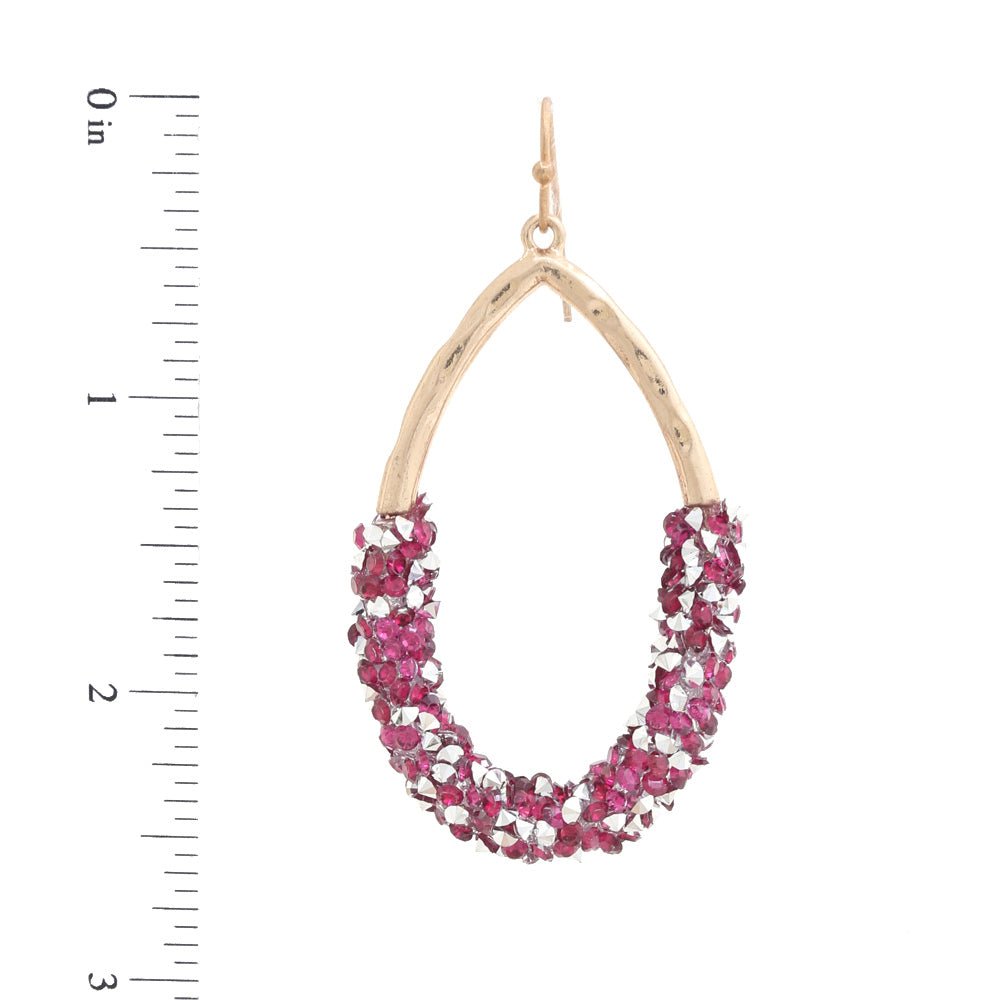 Beaded Teardrop Dangle Earring - Rochelle's House LLC