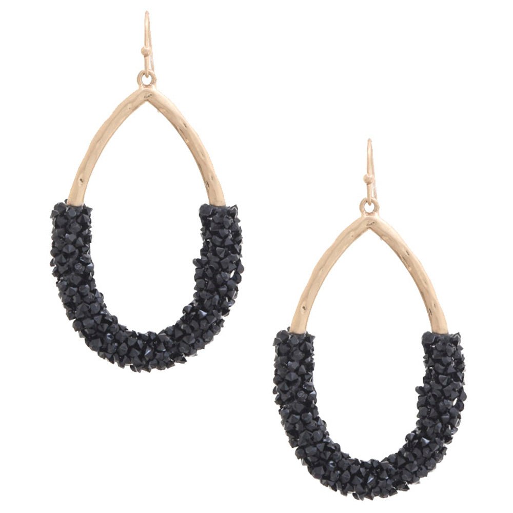 Beaded Teardrop Dangle Earring - Rochelle's House LLC