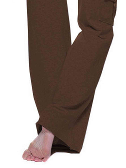 Mid Waist Pants with Pockets - Rochelle's House LLC