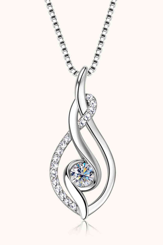 Moissanite 925 Sterling Silver Necklace - Rochelle's House LLC