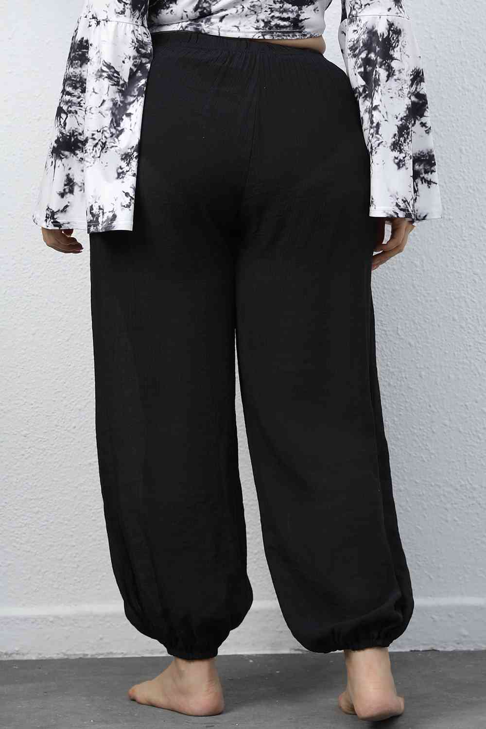 Plus Size Drawstring Jogger Pants - Rochelle's House LLC